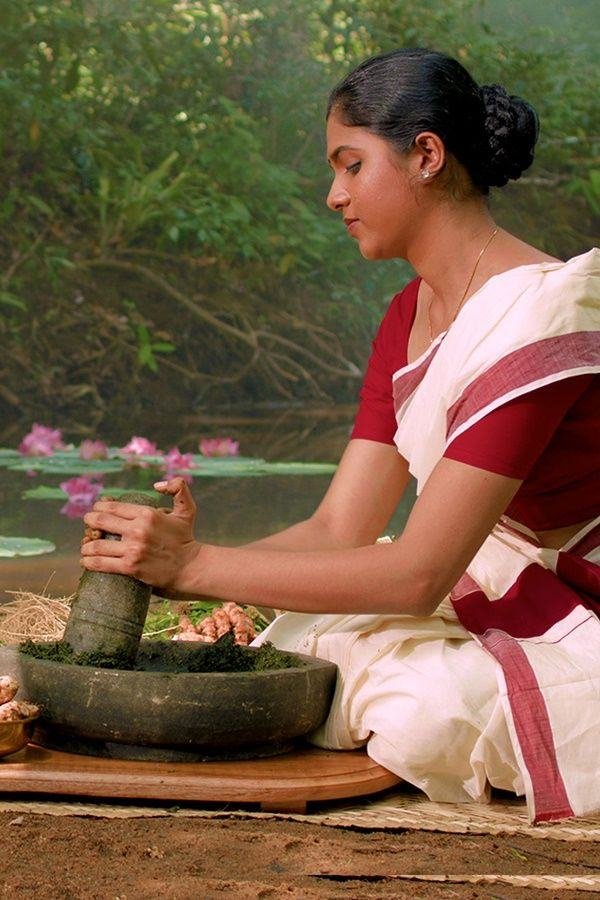 Ayurvedic food plating