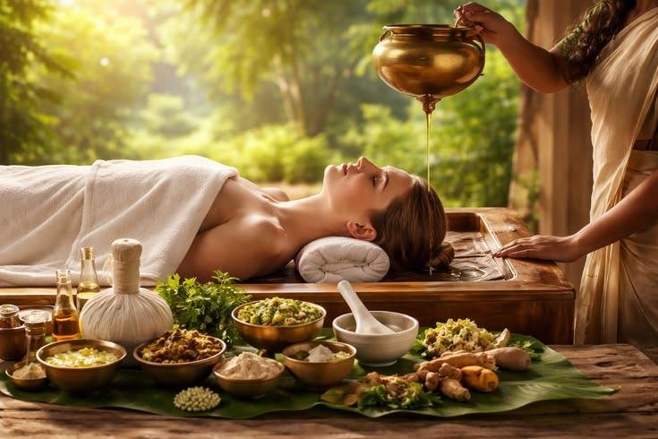 Traditional Ayurvedic therapy